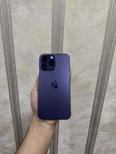 ipone 14 pro dubay: IPhone 14 Pro Max, 128 GB, Deep Purple, Simsiz şarj, Face ID