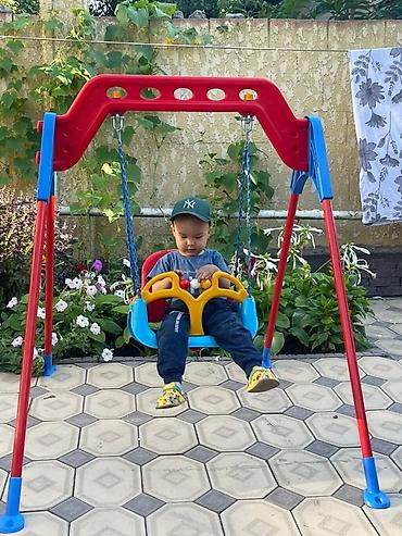 samba: Детские уличные качели Pilsan Samba Swing Set with Chain (код 07-968) — 1