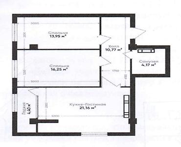 расрочка кв: 3 комнаты, 71 м², Элитка, 12 этаж, ПСО (под самоотделку) — 1