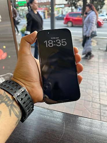 iphone 15 2 el: IPhone 15 Pro, 128 GB, Black Titanium, Face ID — 3