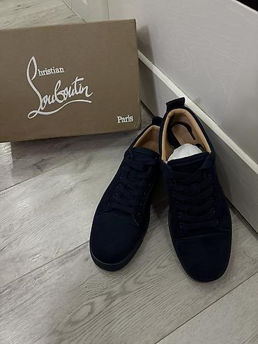 Мужские кроссовки, 42, Christian Louboutin, Новый, цвет - Синий