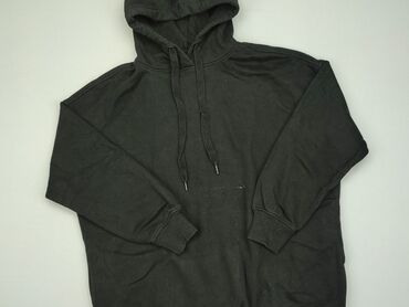 czarne bluzki z piórami: Damska Bluza z kapturem, Reserved, S, stan - Dobry