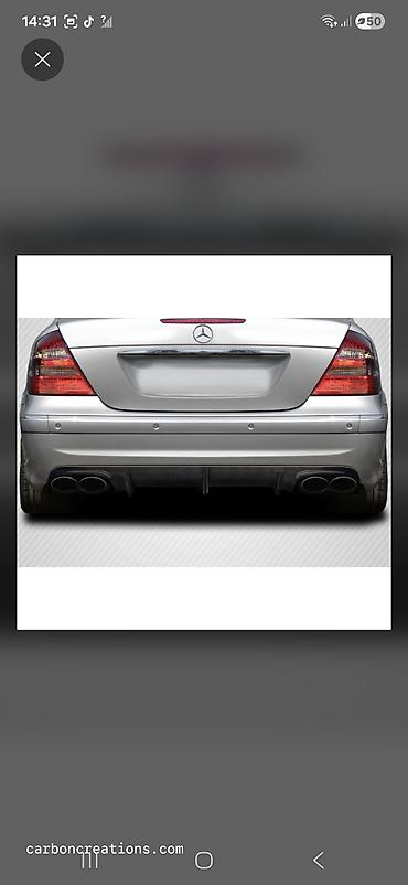 mercedes benz 208 d: Mercedes w211 E63 AMG arxa bufer üçün diffuzer qiymətə çatdırılmada — 2