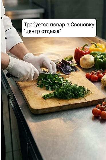 работа реклама: Вакансия: повар в «Центр отдыха Салкын Сай», Сосновка Жайылском — 1