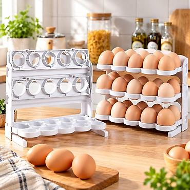 Yumurta qabı 60 pcs Bu yumurta saxlama düzəldicisi, mətbəxinizdə