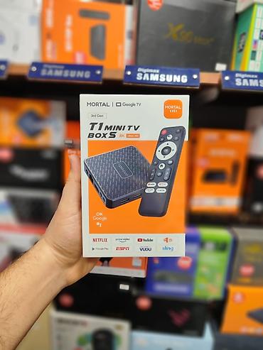 franko smart tv: Yeni Smart TV boks Google TV 8 GB / 128 GB, Android, Ünvandan götürmə, Pulsuz çatdırılma, Ödənişli çatdırılma — 1