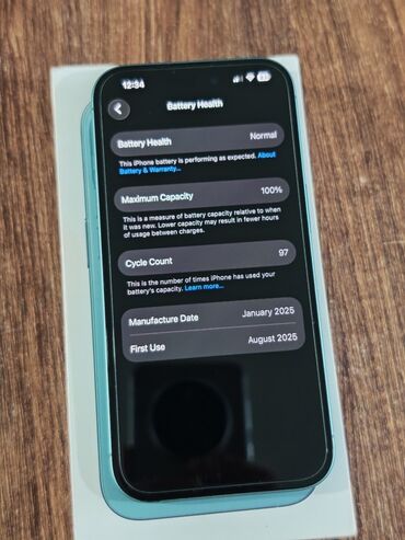 Apple iPhone: Apple iPhone iPhone 16, 128 GB, Zelen, Face ID — 5