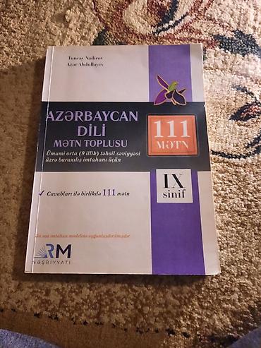 Məhsul: “Azərbaycan dili – Mətn toplusu (IX sinif)” Xüsusiyyətlər -