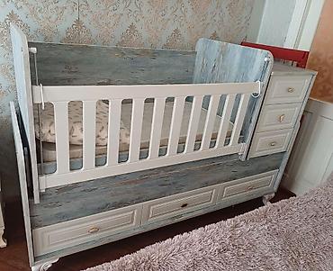 set mebel: Uşaq çarpayısı-komod modeli təqdim ((5055))*Asya* Qiymet. 70 azn — 1