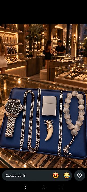 apple watch бишкек бу: Kişilər üçün elegant aksesuar dəsti Dəst tərkibi: - Paslanmayan — 1