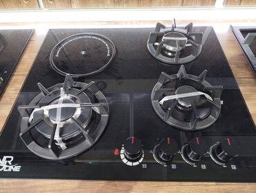 qaz piletkasi: Плита Euroline, Газовая, Встраиваемая, 4 конфорки