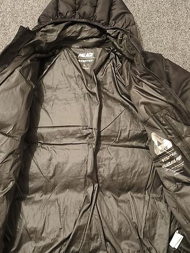 пуховик тёплый: Пуховик Palace Puffer Jacket, размер L. Черная объемная — 4