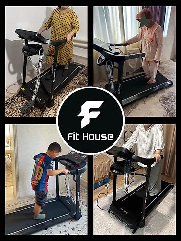 Беговые дорожки: Беговая дорожка для всей семьи Fit House 🔋Мощность 3.5 л/с ⚡️ — 6