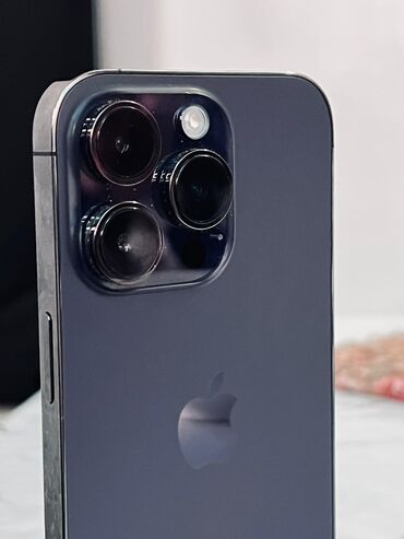 Apple iPhone: IPhone 14 Pro, Новый, 256 ГБ, Deep Purple, Зарядное устройство, Защитное стекло, Чехол, 78 % — 3