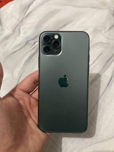 iphone xr купить бу: IPhone 11 Pro, Колдонулган, 256 ГБ, Жашыл, 98 %