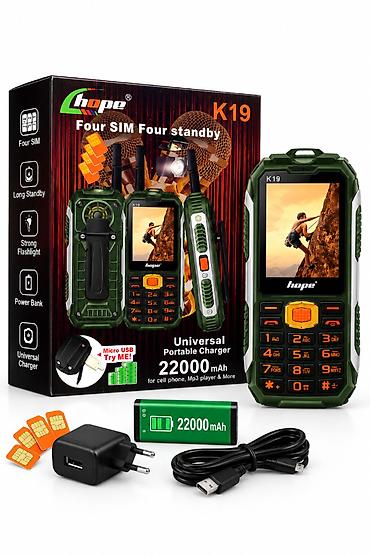 nokia 6700 satin alin: Hope K19 düyməli mobil telefon - Dörd SIM kart: eyni vaxtda 4 SIM — 1