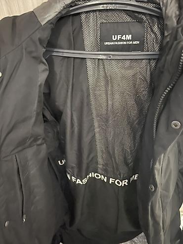удобная куртка: Длинный мужской пуховик UF4M (Urban Fashion For Men), черный. Размер L — 3