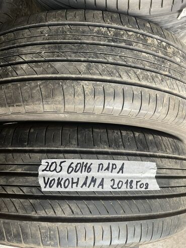 Шины: Шины 205 / 60 / R 16, Лето, Б/у, Пара, Легковые, Япония, Yokohama