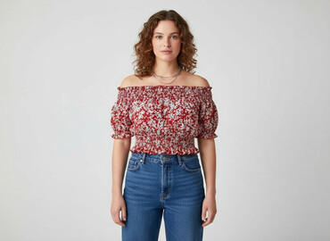 bluzki duże rozmiary allegro: Top damski, rozmiar XL