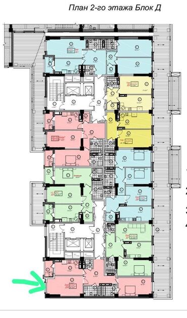 Продажа квартир: 2 комнаты, 94 м², Элитка, 2 этаж, ПСО (под самоотделку)