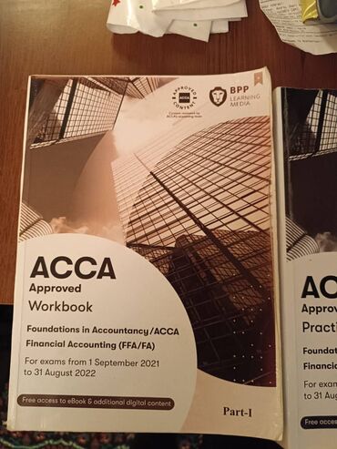 Testlər: ACCA financial accounting(FA) və ya bildiyimiz F3 kitablarıdı