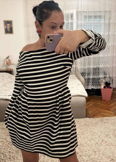Haljine: PS Fashion XL, bоја - Crna, Koktel, klub, Dugih rukava — 5