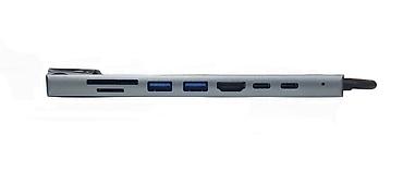 thunderbolt display: Хаб 8 in 1 - Type-С to HDMI x 1 + USB3.0 x 2 + PD x 1 + SD/TF x 1 + — 2