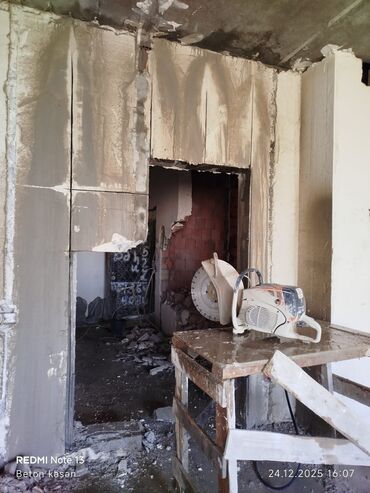 Beton işləri: Beton kəsimi və dəlik açma xidməti - Armaturlu beton, monolit, kərpic — 29