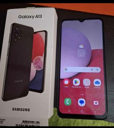 samsung s9 polovan: Samsung Galaxy A13, 4 GB, bоја - Crna, Otisak prsta, Dual SIM