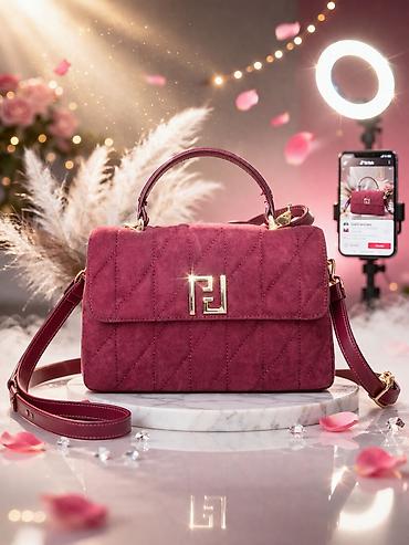 bordo mona torba: ✨ Elegantna bordo torba ✨ Savršen izbor za svaki dan i posebne — 1