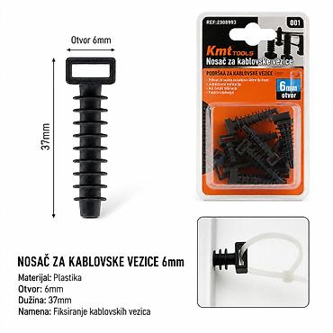 KMT Fiksator za trake za vezivanje 6 mm (8 kom) Opis: - na lalafo.rs KMT Fiksator za trake za vezivanje 6 mm (8 kom) Opis: -