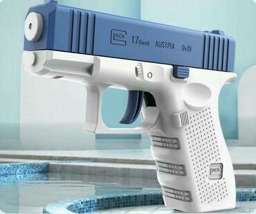 купить железный игрушечный пневматический пистолет с пульками: Водяные пистолеты 17Gen5 AUSTPIA 9x19. Хорошего качества, отличный
