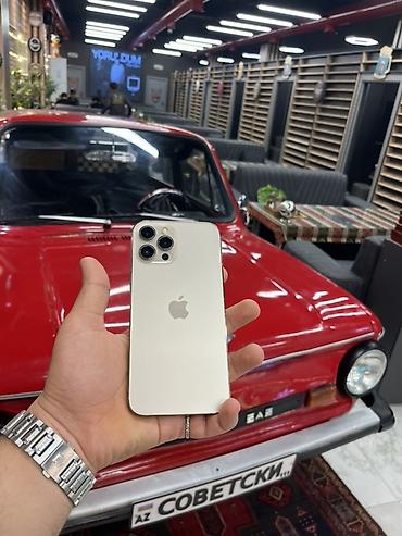 iphone x qutu: IPhone 12 Pro Max, 128 GB, Qızılı, Face ID — 1