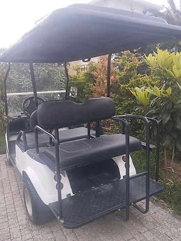 Microcar: Elektrik qolf karı – 2+2 yerlik, ağ rəng Xüsusiyyətlər: - Elektrik — 5