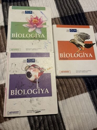 Спорт и отдых: Məhsul: Biologiya üzrə 3 hissədən ibarət dərslik toplusu