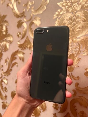 iphone 7 plus satış: IPhone 8 Plus, 64 ГБ, Черный, Отпечаток пальца