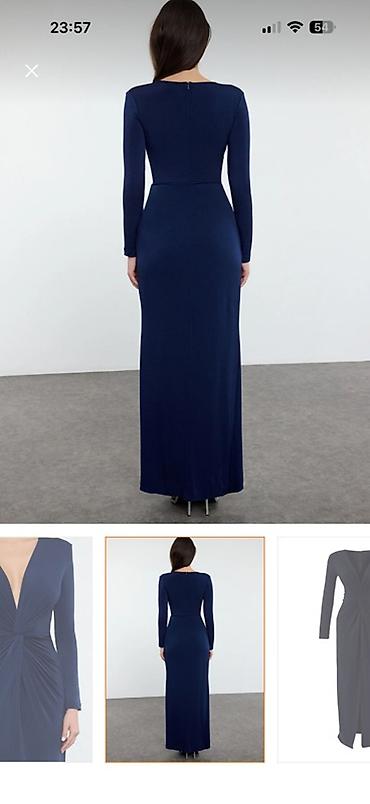 göy donlar: Ziyafət donu, Maksi, Trendyolmilla, S — 2