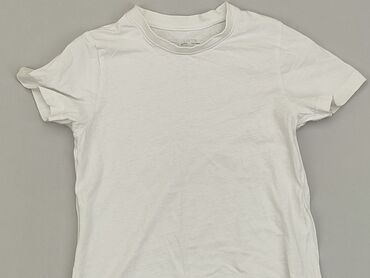 koszula biała chłopięca: T-shirt, 7 years, 116-122 cm, condition - Good