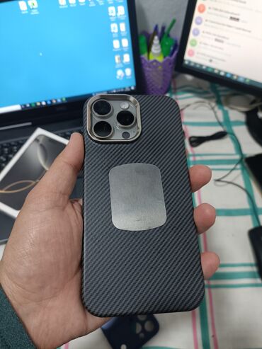 Apple iPhone: IPhone 16 Pro Max, Б/у, 256 ГБ, Natural Titanium, Коробка, 100 % — 14