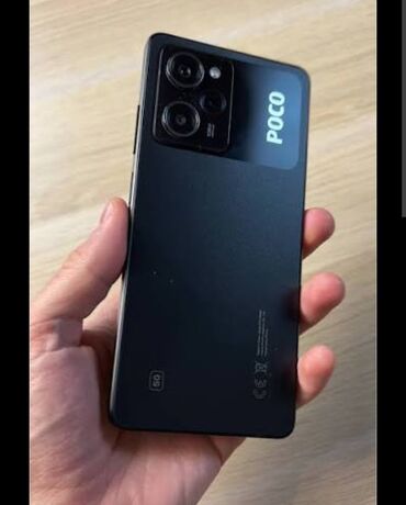 буу телефон: Poco X5 Pro 5G, Б/у, 256 ГБ, цвет - Черный, 2 SIM