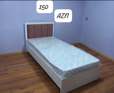 carpayilarin qiymeti: Односпальная кровать, Без подьемного механизма, Бесплатный матрас, Без выдвижных ящиков, Азербайджан, Ламинат простой