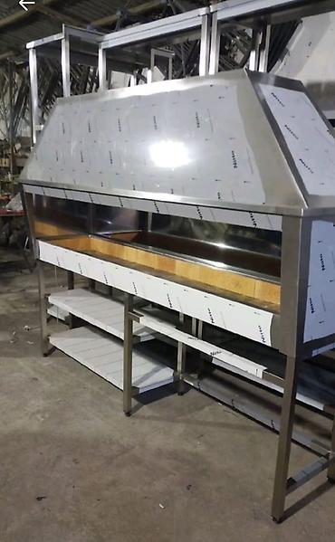 kafe aparati: BBQ/Smoker avadanlıqları – “ŞEF” istehsalı - Offset tipli peç/smoker — 5