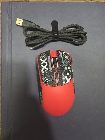 Elektronika: Attack Shark R1 oyun siçanı - Qoşulma: 3 rejim – USB naqilli, 2.4 GHz — 2