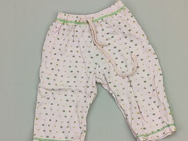 legginsy z prążkowanej dzianiny: Spodnie dresowe, 3-6 m, stan - Dobry