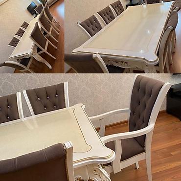 7 mikrorayon: Masa dəsti satılır 10 oturcağı ilə birlikdə cəmi 620₼. Yaxşı — 1
