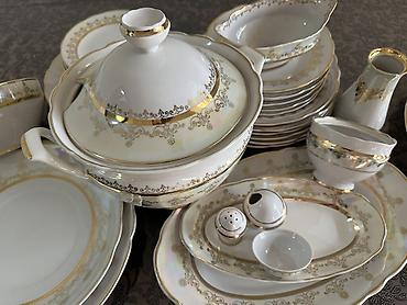 Наборы посуды: Богато и изысканно! Перламутр с позолотой! 😍 Новый столовый сервиз на — 14