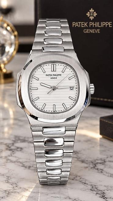 saatla: Patek Philippe Nautilus – orijinal İsveçrə kişi qol saatları — 4
