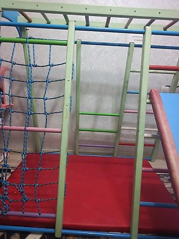 спортивные тренажоры: ПРОДАЁТСЯ : Детский спортивно-игровой комплекс для дома - Материал — 2