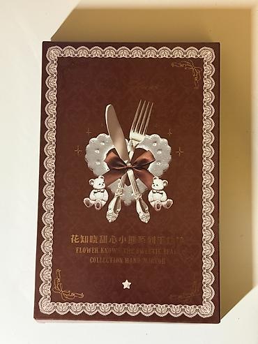 güzgü şamdan: Original Flower Knows “The Sweetie Bear” kolleksiya əl güzgüsü; — 3