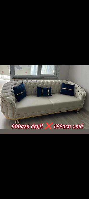 Divanlar: Mebel kateqoriyası: Divanlar - Model: Yumşaq oturacaqlı 3 nəfərlik — 9